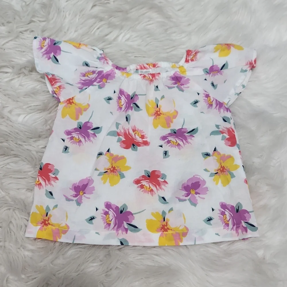 2T Carter's floral shirt